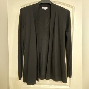Liz Claiborne Cardigan Sweater size Large black